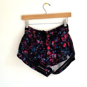 lululemon athletica Black and Pink Athletic Shorts